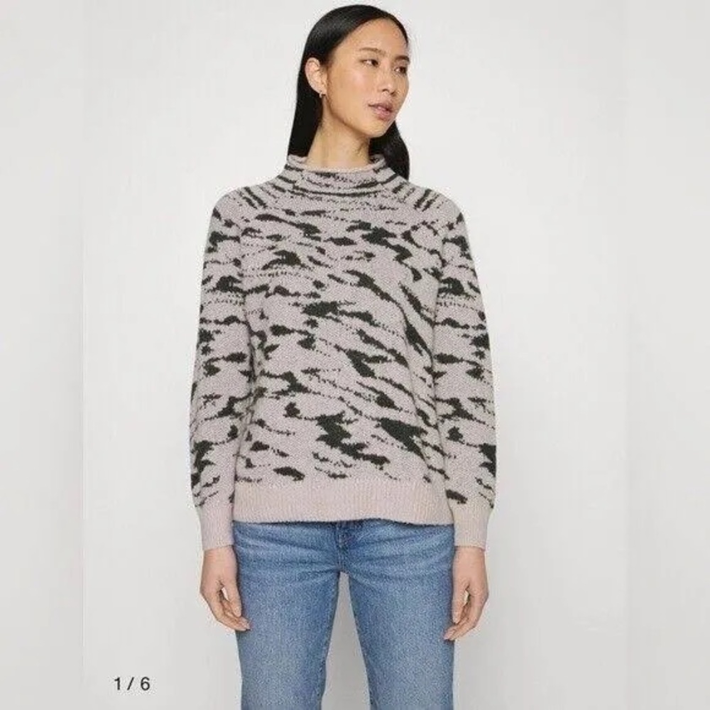 Madewell Alexia Animal Mockneck (US 2X)